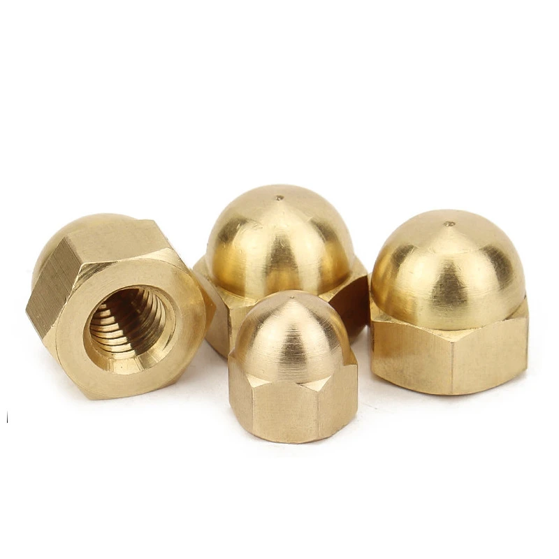 Brass cap nut 1